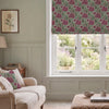 HOUSE Llewelyn-Bowen Down The Dilly Printed Velvet Made To Measure Roman Blind Damson