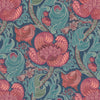 HOUSE Llewelyn-Bowen Down The Dilly Printed Velvet Fabric Sanguine