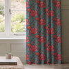 HOUSE Llewelyn-Bowen Down The Dilly Printed Velvet Made To Measure Curtains Sanguine