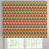 ANTE DECOR Cadiz Printed Cotton Made To Measure Curtains Burnt Umber