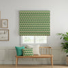 ANTE DECOR Cadiz Printed Cotton Made To Measure Roman Blind Emerald