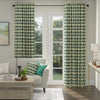 ANTE DECOR Cadiz Printed Cotton Made To Measure Curtains Lapis