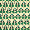 ANTE DECOR Cadiz Printed Cotton Fabric Emerald
