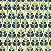 ANTE DECOR Cadiz Printed Cotton Fabric Lapis