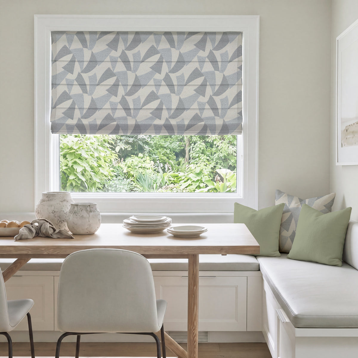 ANTE DECOR PREMIUM Dune Woven Made To Measure Roman Blind Gris