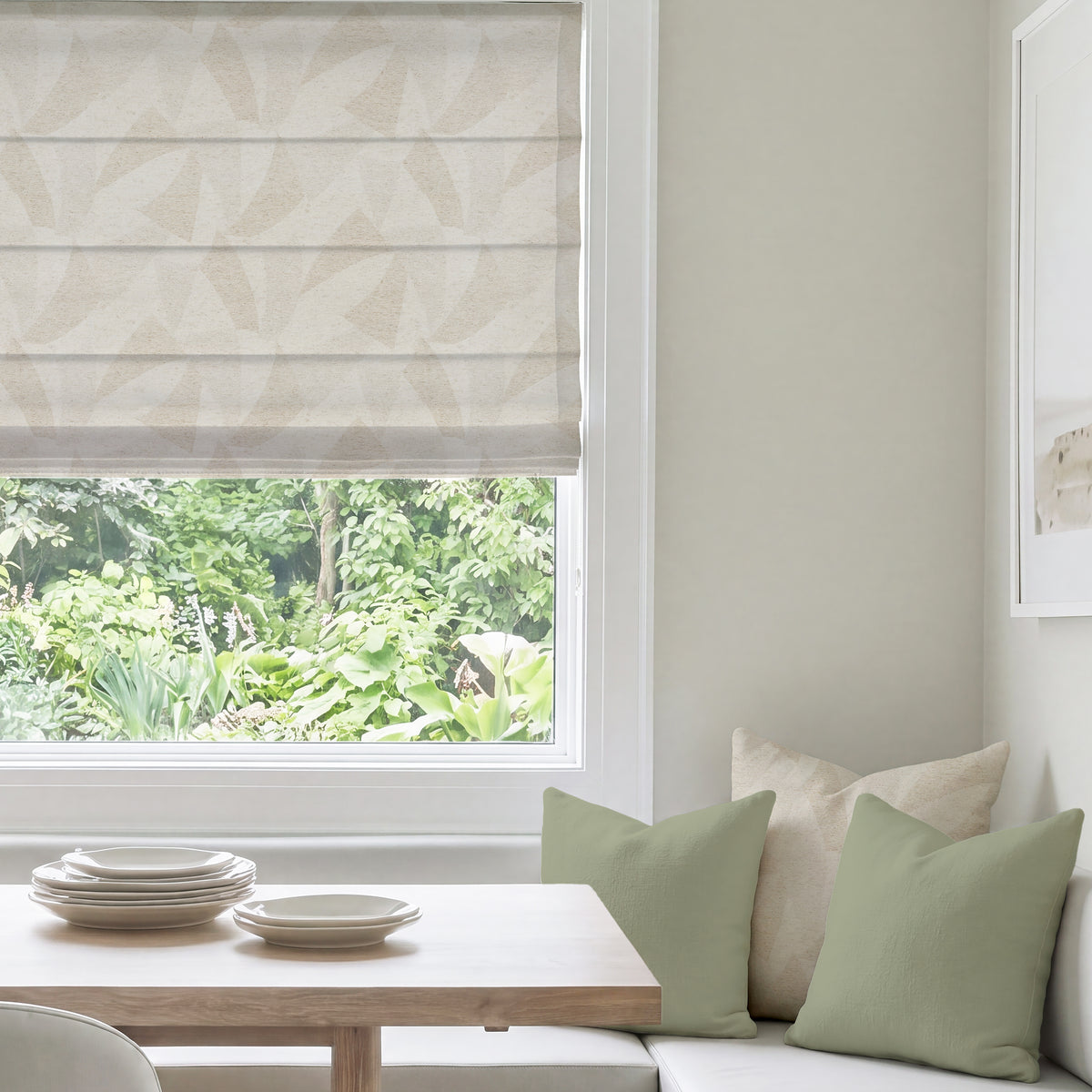 ANTE DECOR PREMIUM Dune Woven Made To Measure Roman Blind Lino