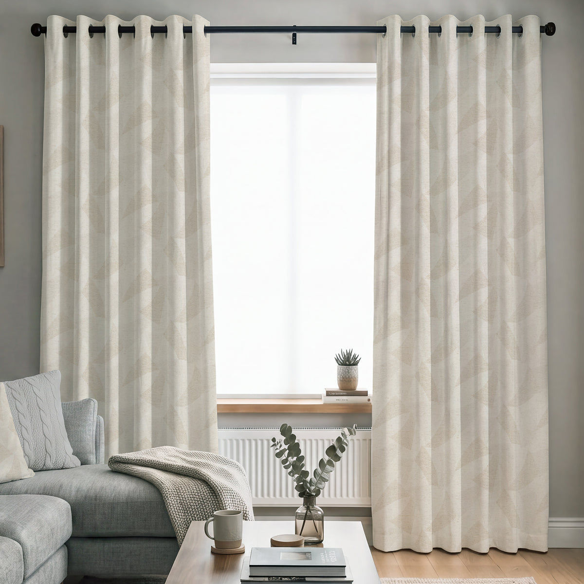 ANTE DECOR PREMIUM Dune Woven Made To Measure Curtains Lino