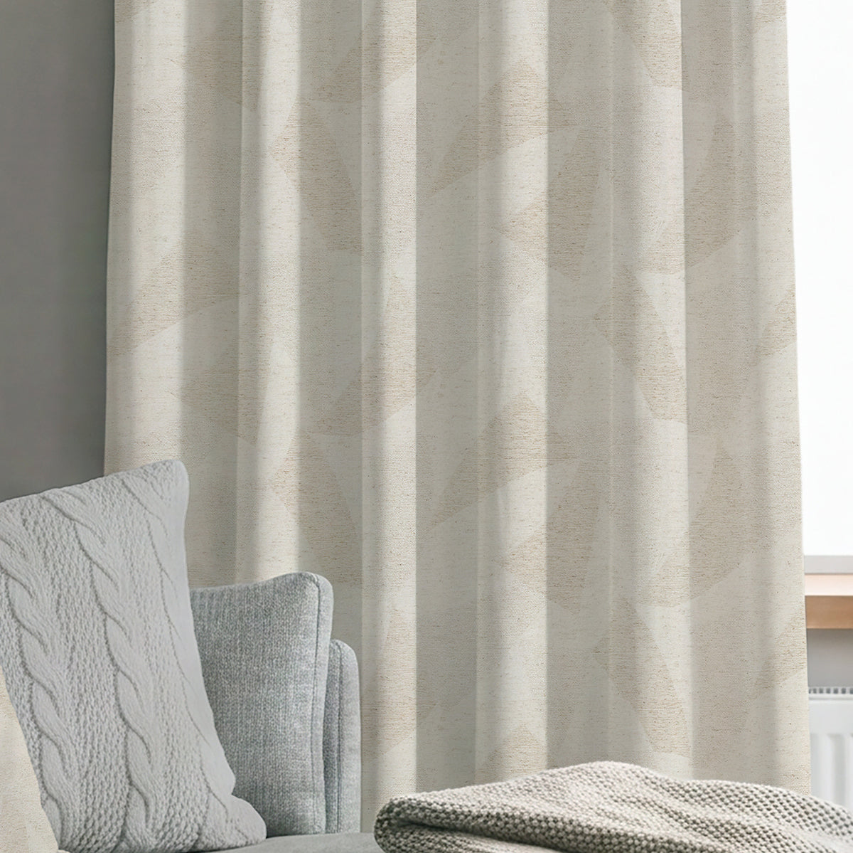 ANTE DECOR PREMIUM Dune Woven Made To Measure Curtains Lino