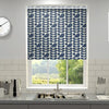 Orla Kiely Early Bird Made to Measure Blackout Roller Blind Dark Marine