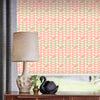 Orla Kiely Early Bird Made to Measure Blackout Roller Blind Pale Rose