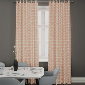 Orla Kiely Early Bird Made to Measure Curtain Pale Rose