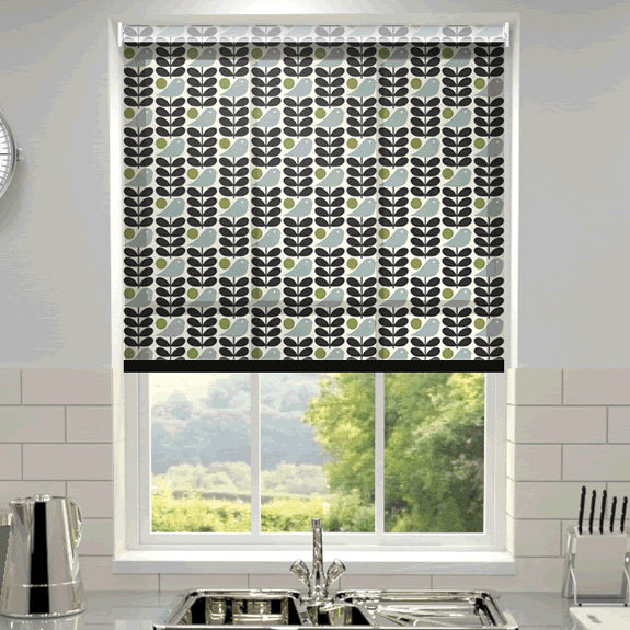 Orla Kiely Early Bird Made to Measure Roller Blind Granite