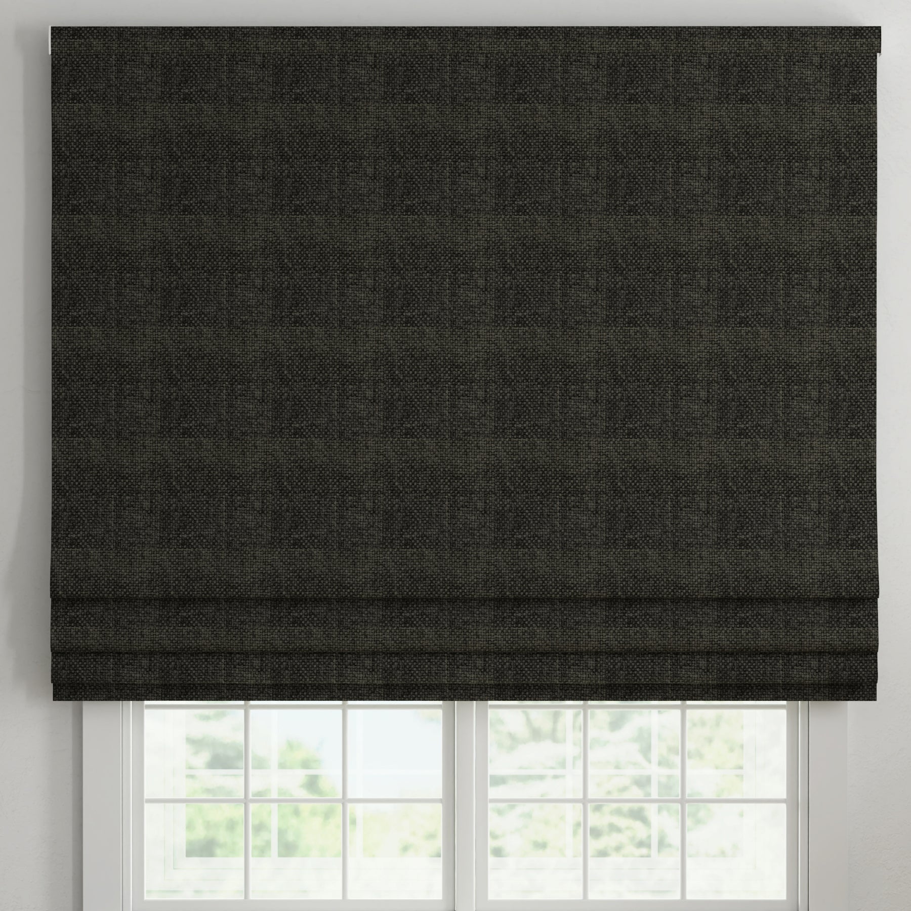 ANTE DECOR Eden Made To Measure Roman Blind Black