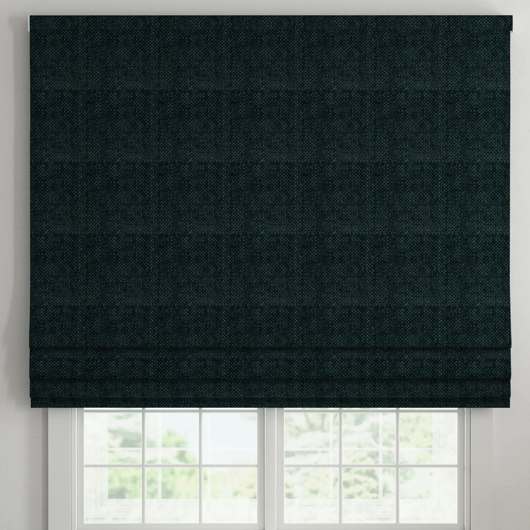 ANTE DECOR Eden Made To Measure Roman Blind Deep Blue