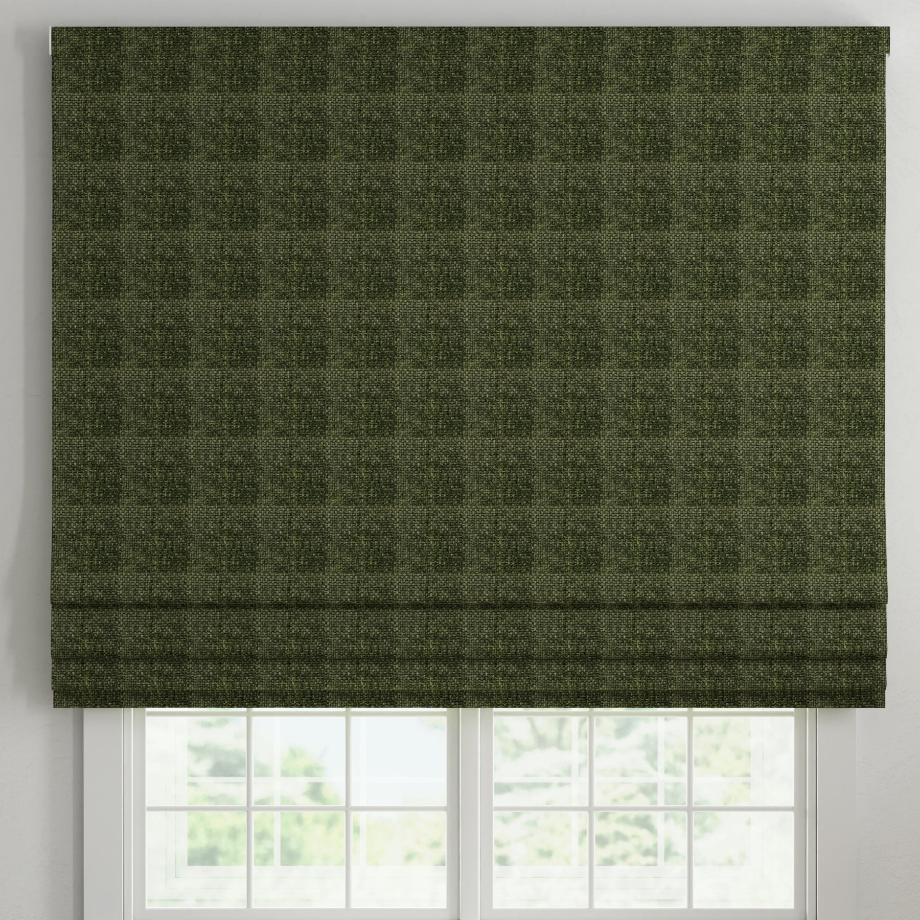 ANTE DECOR Eden Made To Measure Roman Blind Olive
