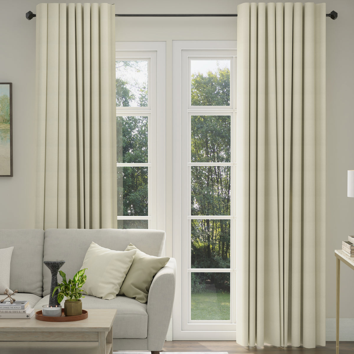 ANTE DECOR Eden Made To Measure Roman Blind Ivory