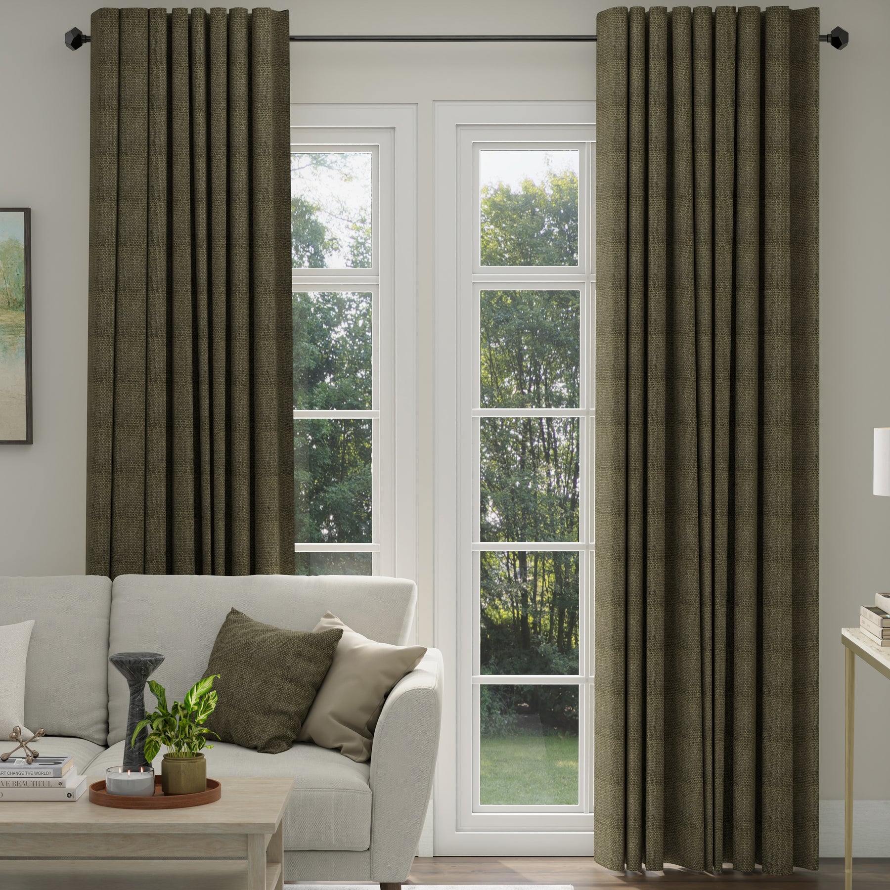 ANTE DECOR Eden Made To Measure Roman Blind Mocha