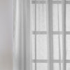 Eden Panel Slot Top Ready Made Single Voile Curtain Silver