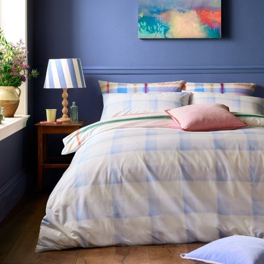 Bluebellgray Edinburgh Plaid Duvet Cover Bedding Set Piper Multi