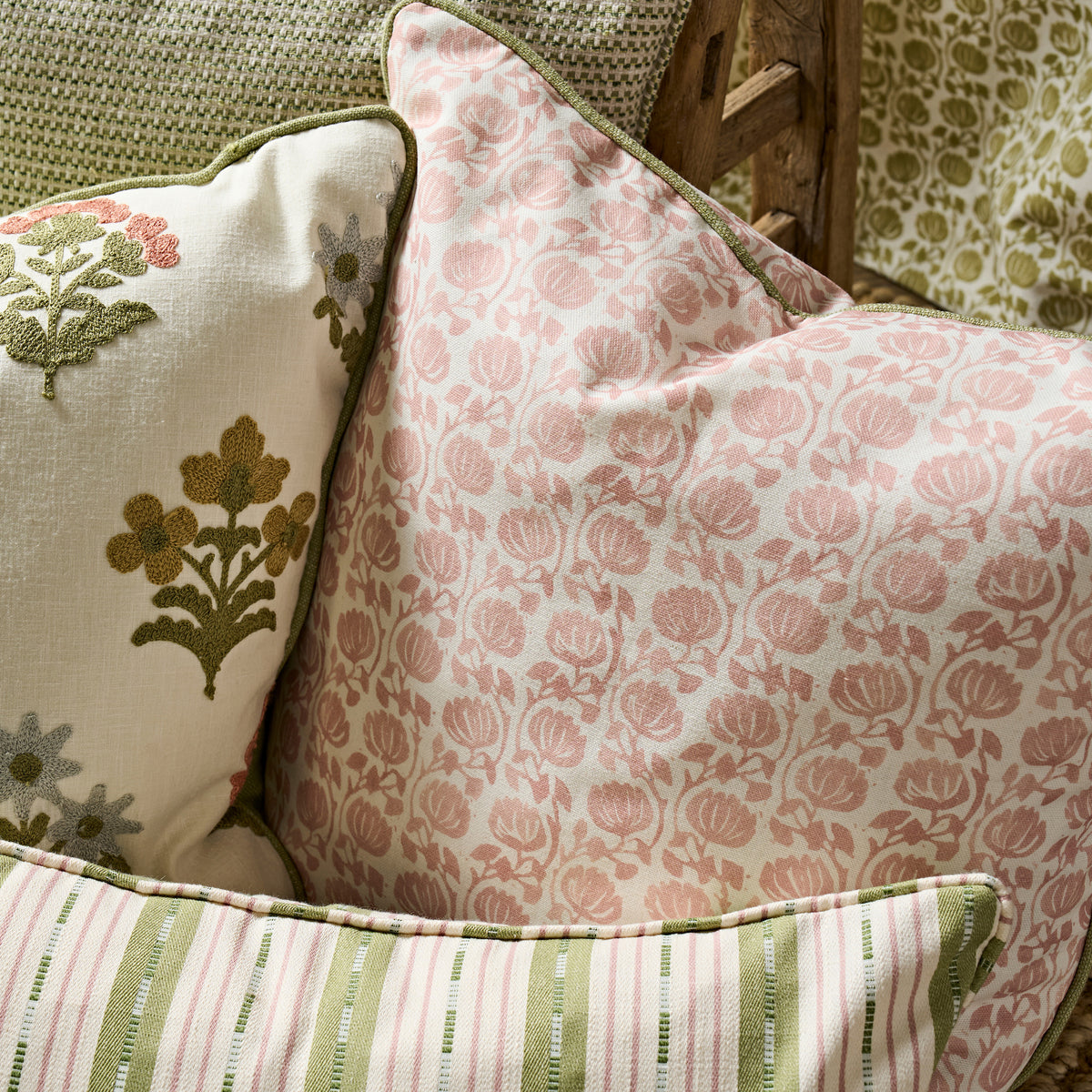 Ashley Wilde Bea Fabric Carnation