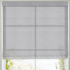 Eloise Sheer Voile Made to Measure Roman Blind Fog