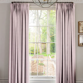 Linda Barker Elsie Velvet Made To Measure Curtains Blush