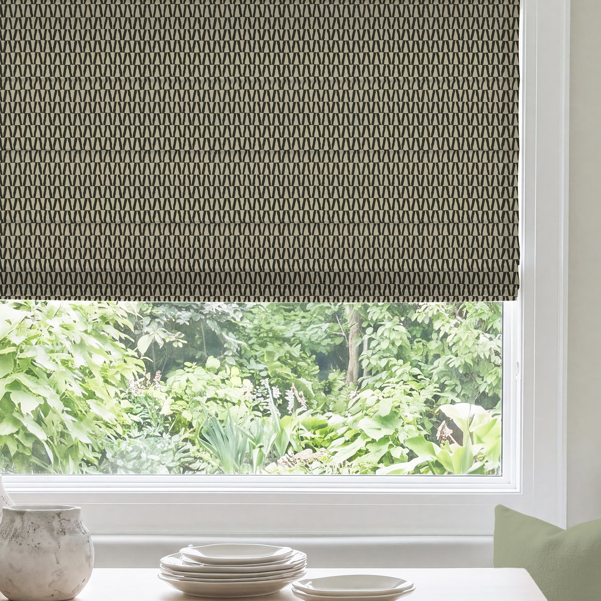 ANTE DECOR Elton Made To Measure Roman Blind Shadow