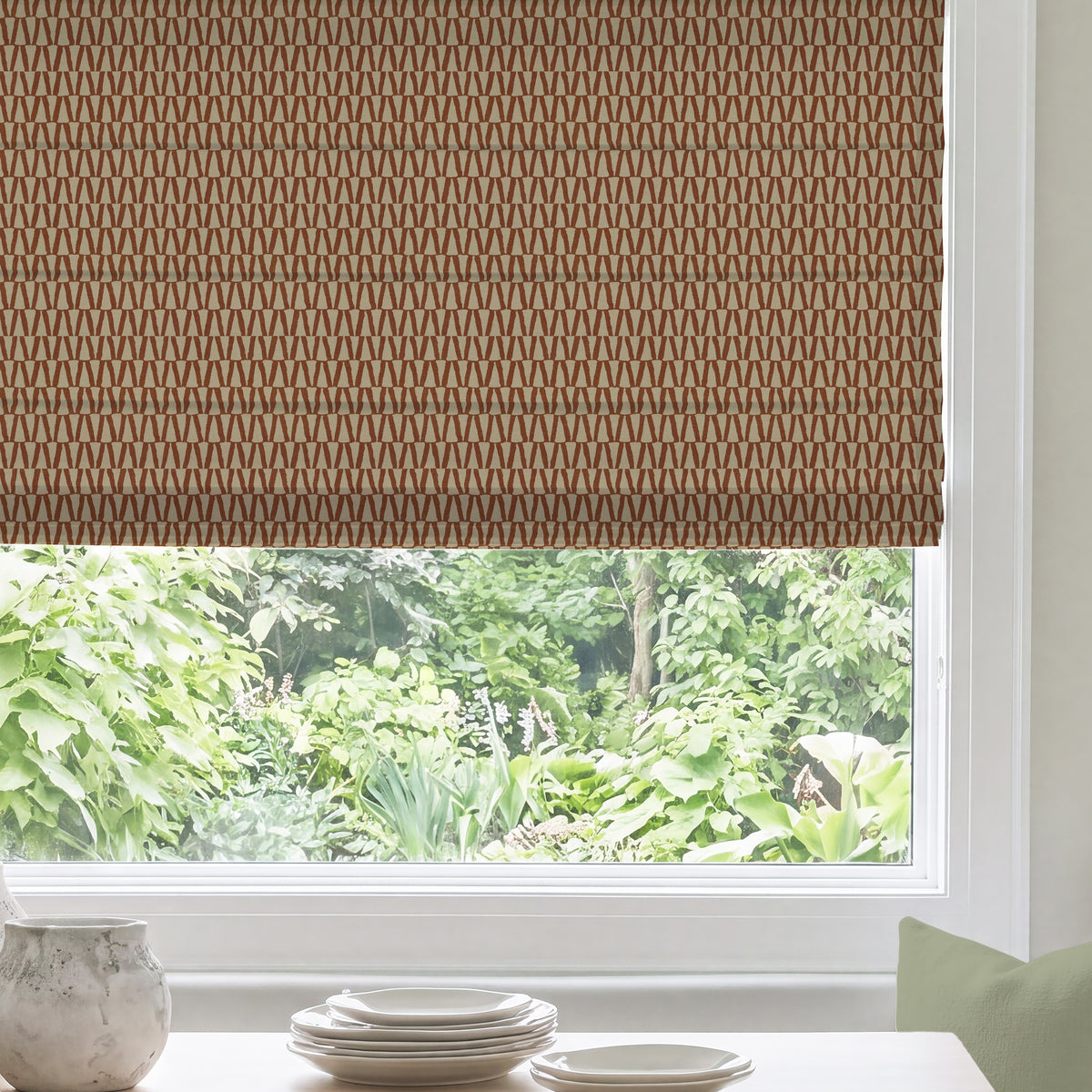 ANTE DECOR Elton Made To Measure Roman Blind Fireball