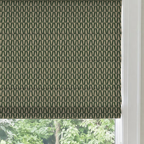 ANTE DECOR Elton Made To Measure Roman Blind Juniper Green