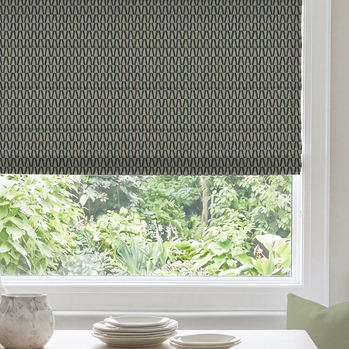 ANTE DECOR Elton Made To Measure Roman Blind Space Cadet