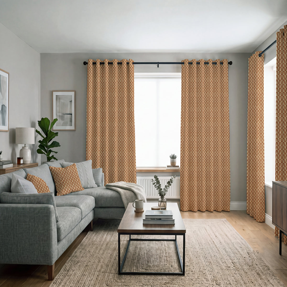 ANTE DECOR Elton Made To Measure Curtains Fireball