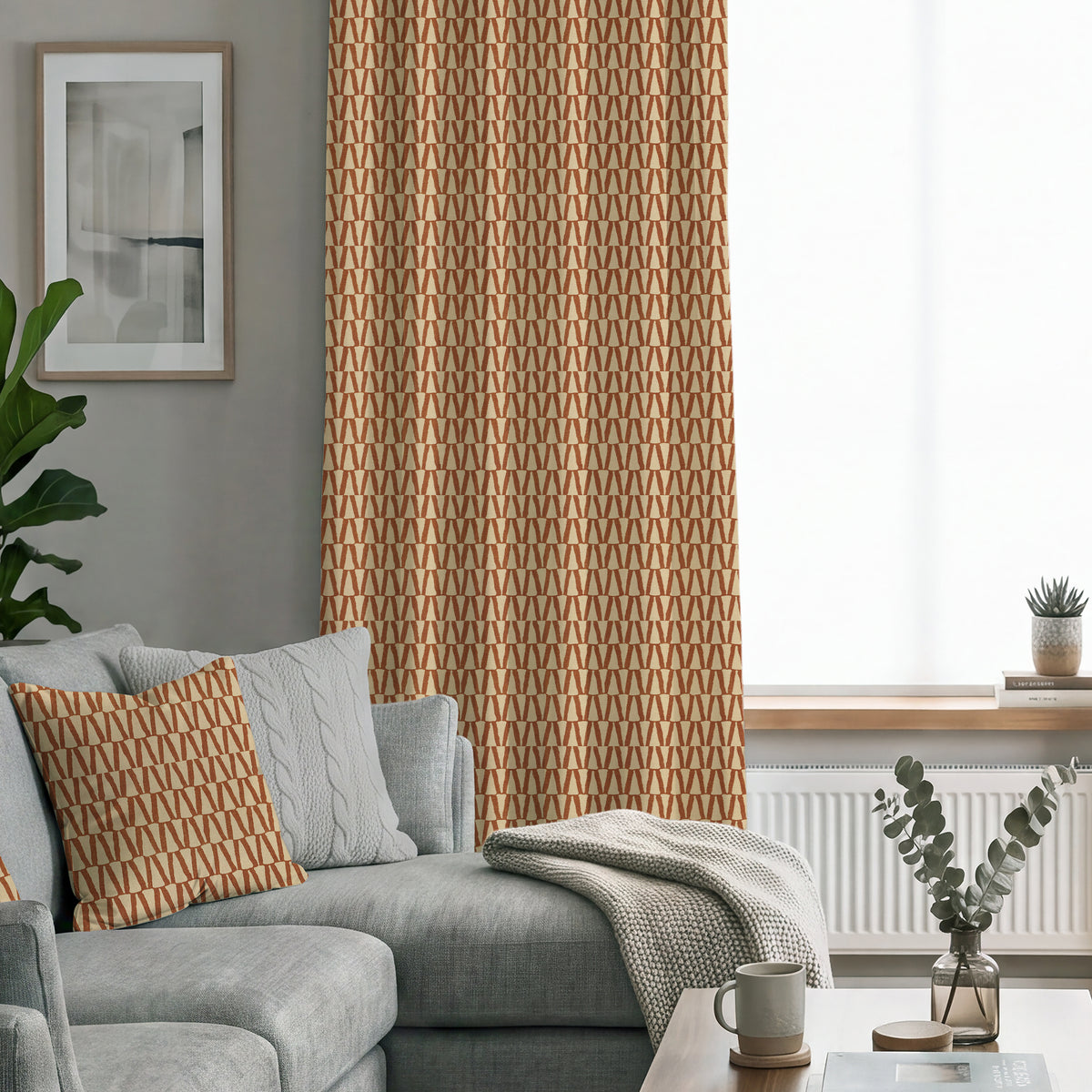 ANTE DECOR Elton Made To Measure Curtains Fireball