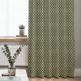 ANTE DECOR Elton Made To Measure Curtains Juniper Green