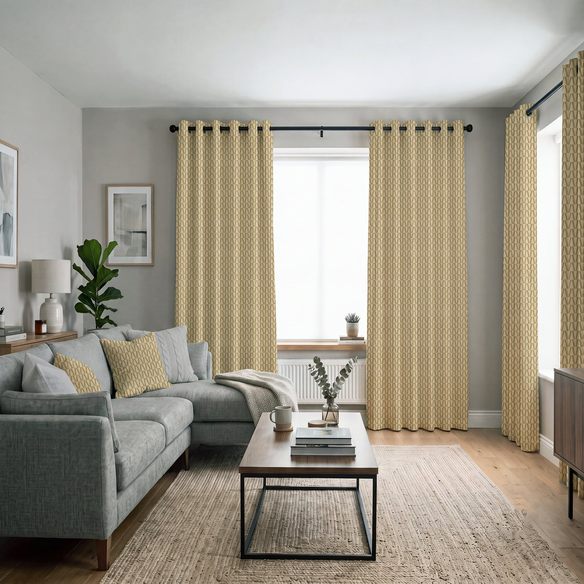 ANTE DECOR Elton Made To Measure Curtains Sandcastle