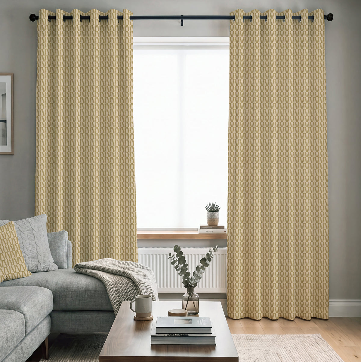 ANTE DECOR Elton Made To Measure Curtains Sandcastle