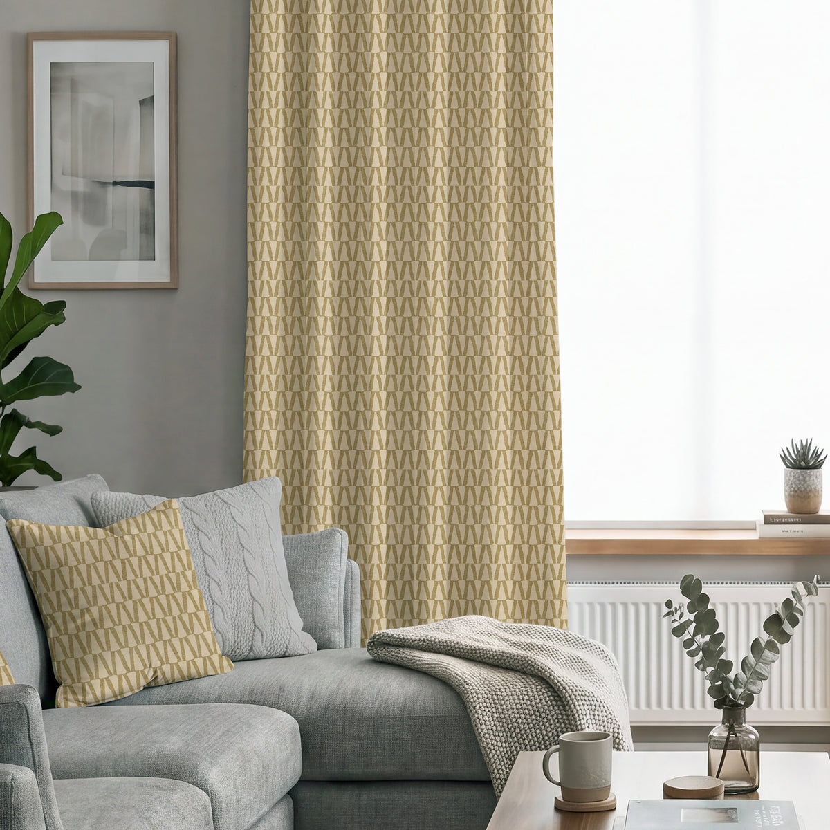 ANTE DECOR Elton Made To Measure Curtains Sandcastle