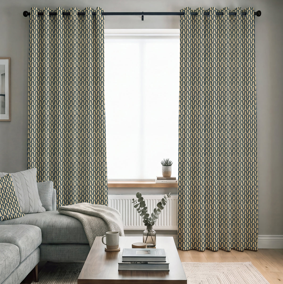 ANTE DECOR Elton Made To Measure Curtains Space Cadet