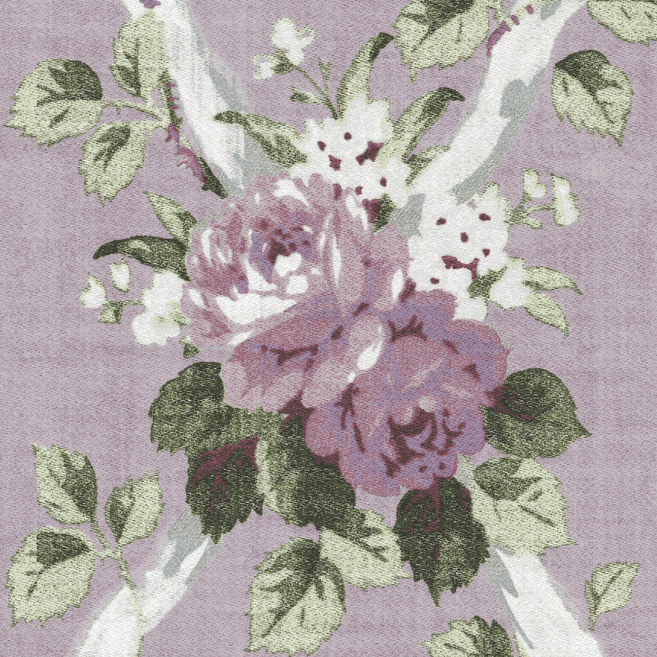 Laura Ashley Elwyn Made to Measure Blackout Roller Blind Grape