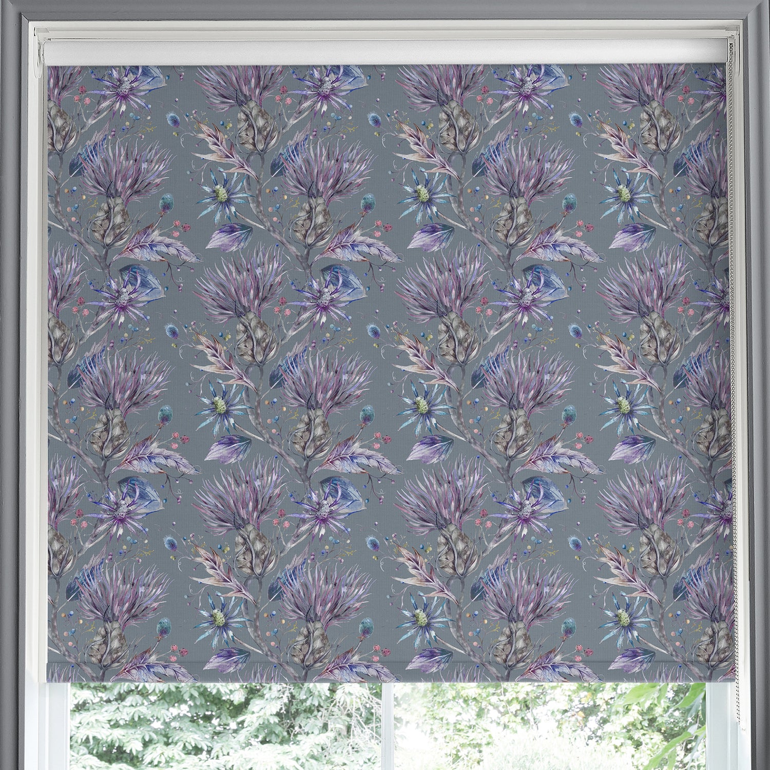 Voyage Elysium Made to Measure Blackout Roller Blind Storm