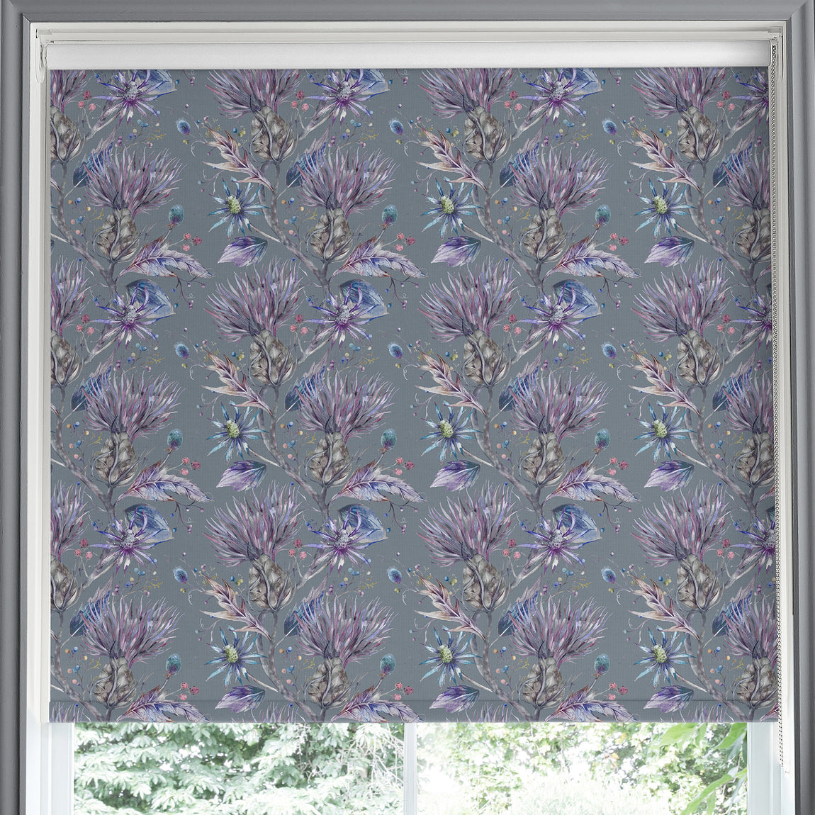 Voyage Elysium Made to Measure Blackout Roller Blind Storm