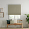 ANTE DECOR Latham Printed Cotton Stripe Made To Measure Roman Blind Blue