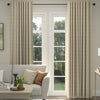 ANTE DECOR Latham Printed Cotton Stripe Made To Measure Roman Blind Sienna
