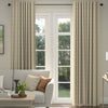 ANTE DECOR Latham Printed Cotton Stripe Made To Measure Curtains Sienna