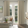 ANTE DECOR Latham Printed Cotton Stripe Made To Measure Curtains Sienna