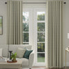 ANTE DECOR Latham Printed Cotton Stripe Made To Measure Roman Blind Blue