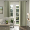 ANTE DECOR Latham Printed Cotton Stripe Made To Measure Curtains Green