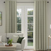 ANTE DECOR Latham Printed Cotton Stripe Made To Measure Curtains Charcoal