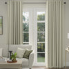 ANTE DECOR Latham Printed Cotton Stripe Made To Measure Roman Blind Beige