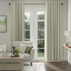 ANTE DECOR Latham Printed Cotton Stripe Made To Measure Curtains Beige