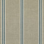 ANTE DECOR Latham Printed Cotton Stripe Made To Measure Roman Blind Blue Sample Image